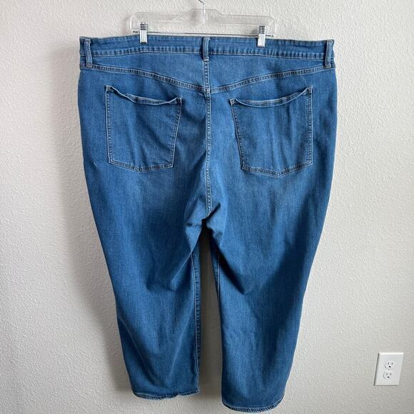 Old Navy Jeans Women's 28 Short Plus Size High Rise Loose Straight Leg Relaxed - Picture 3 of 6